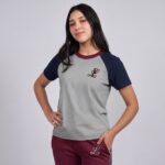 Remera Manga Corta Colegio Leloir con Bordado Institucional