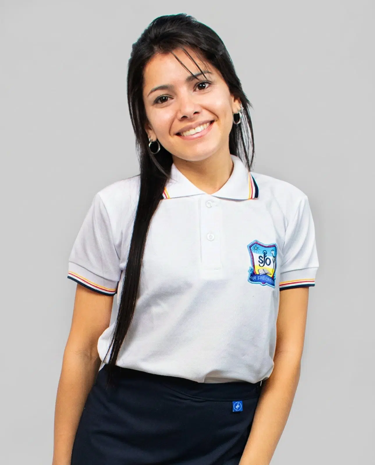 Chomba Colegio San José Obrero Manga Corta Con Bordado